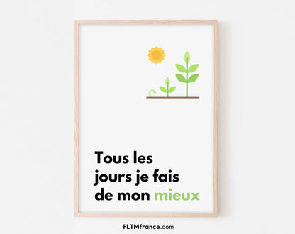 Pack de 24 affiches pédagogiques - Poster éducatif Montessori FLTMfrance