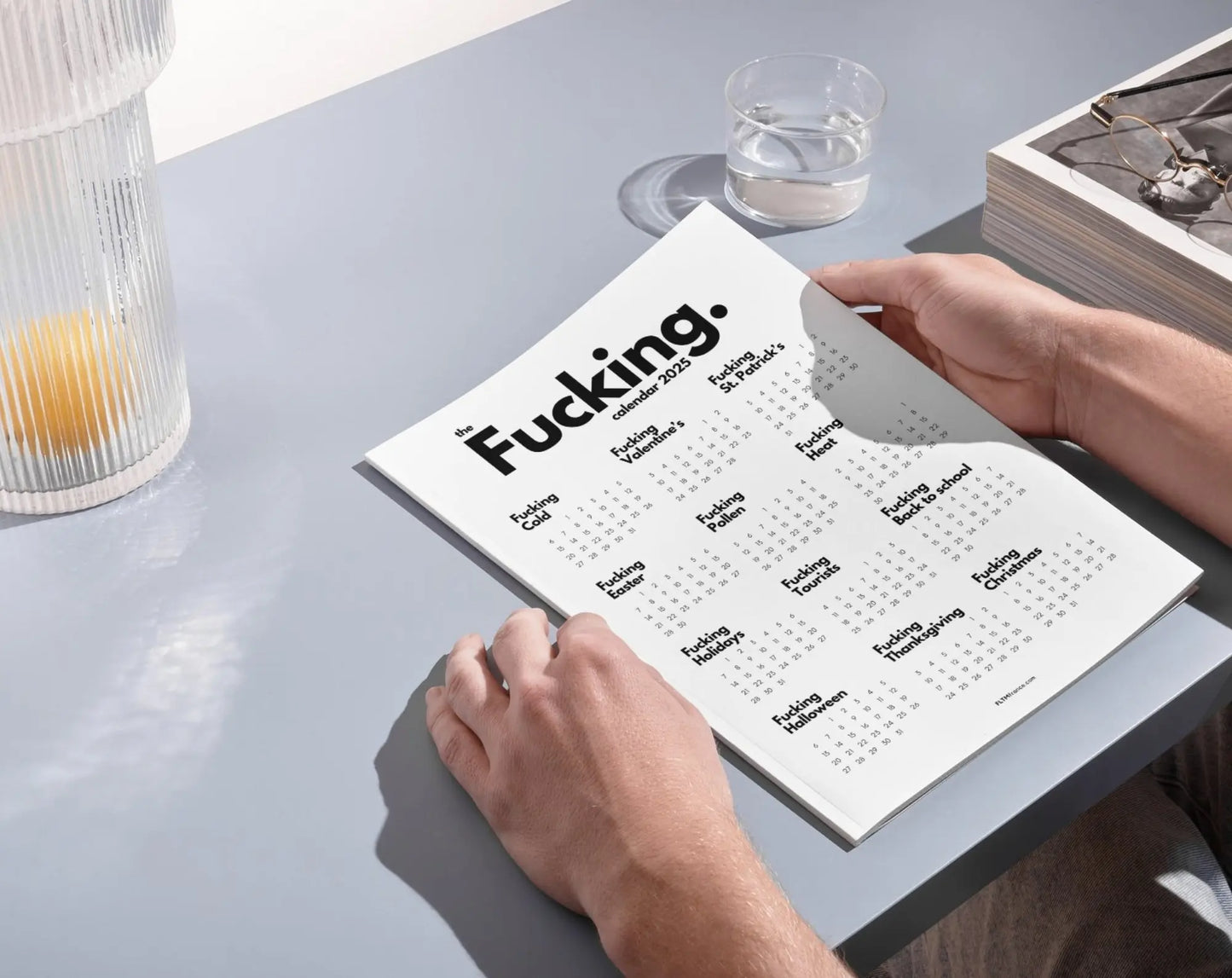 The Fucking Calendar 2025 - Calendrier Putain en anglais FLTMfrance