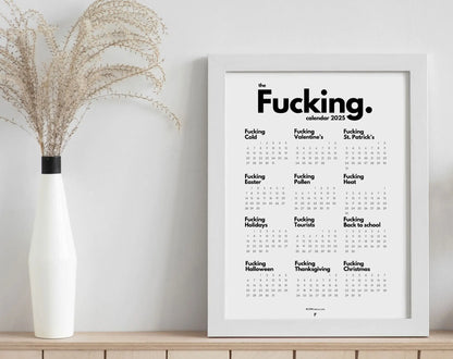 The Fucking Calendar 2025 - Calendrier Putain en anglais FLTMfrance