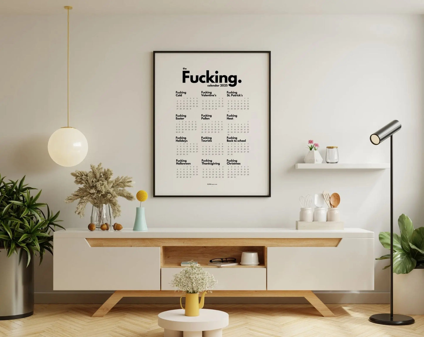 The Fucking Calendar 2025 - Calendrier Putain en anglais FLTMfrance