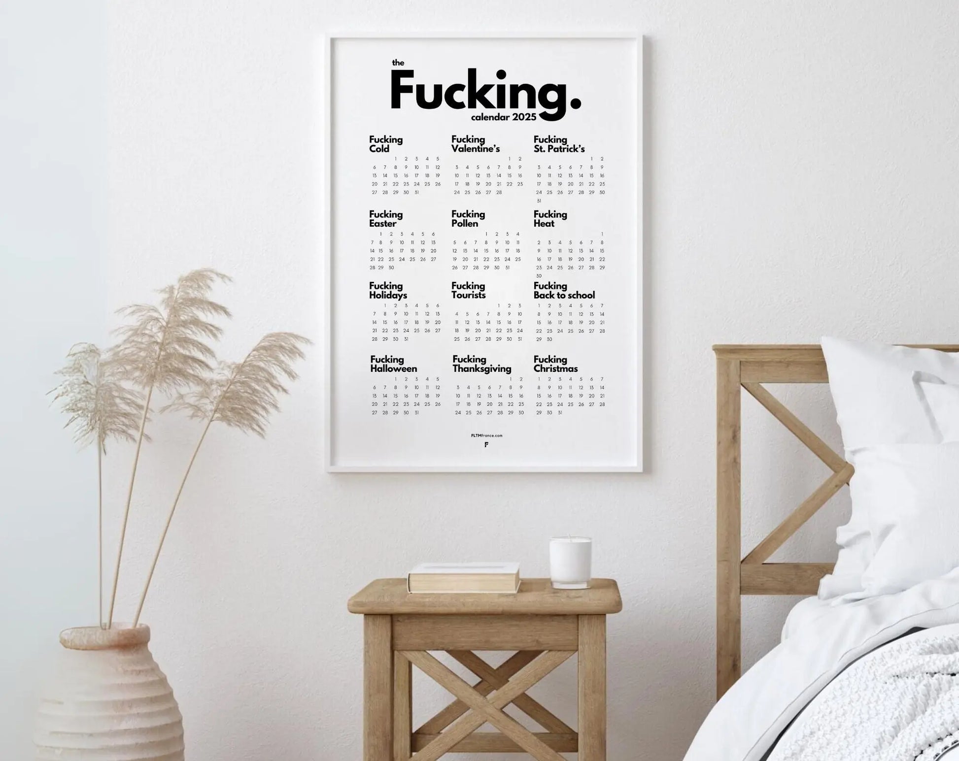 The Fucking Calendar 2025 - Calendrier Putain en anglais FLTMfrance