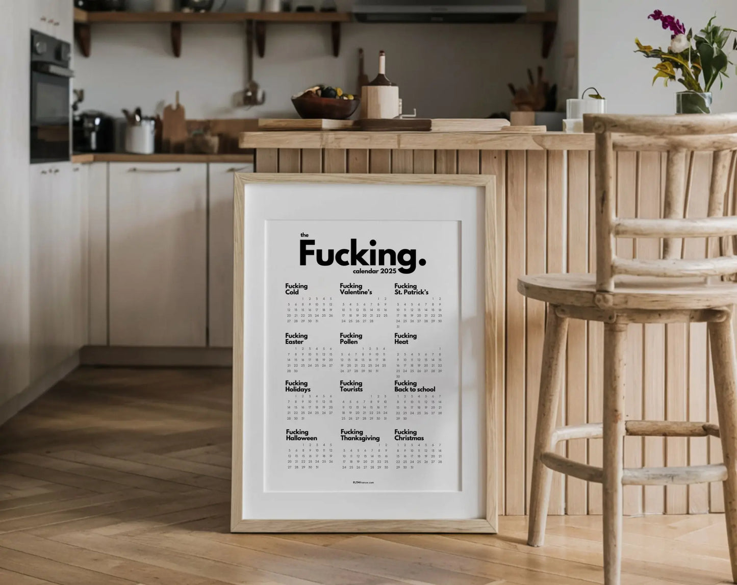 The fucking calendar 2025 - Calendrier Putain en anglais FLTMfrance