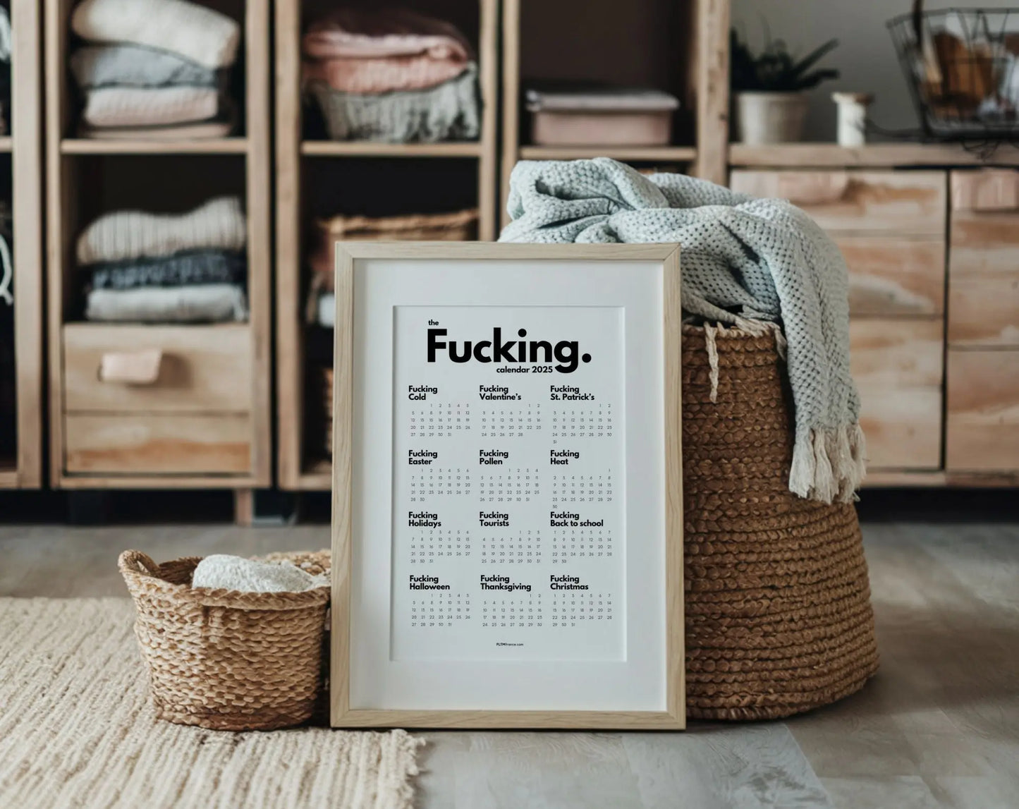 The fucking calendar 2025 - Calendrier Putain en anglais FLTMfrance