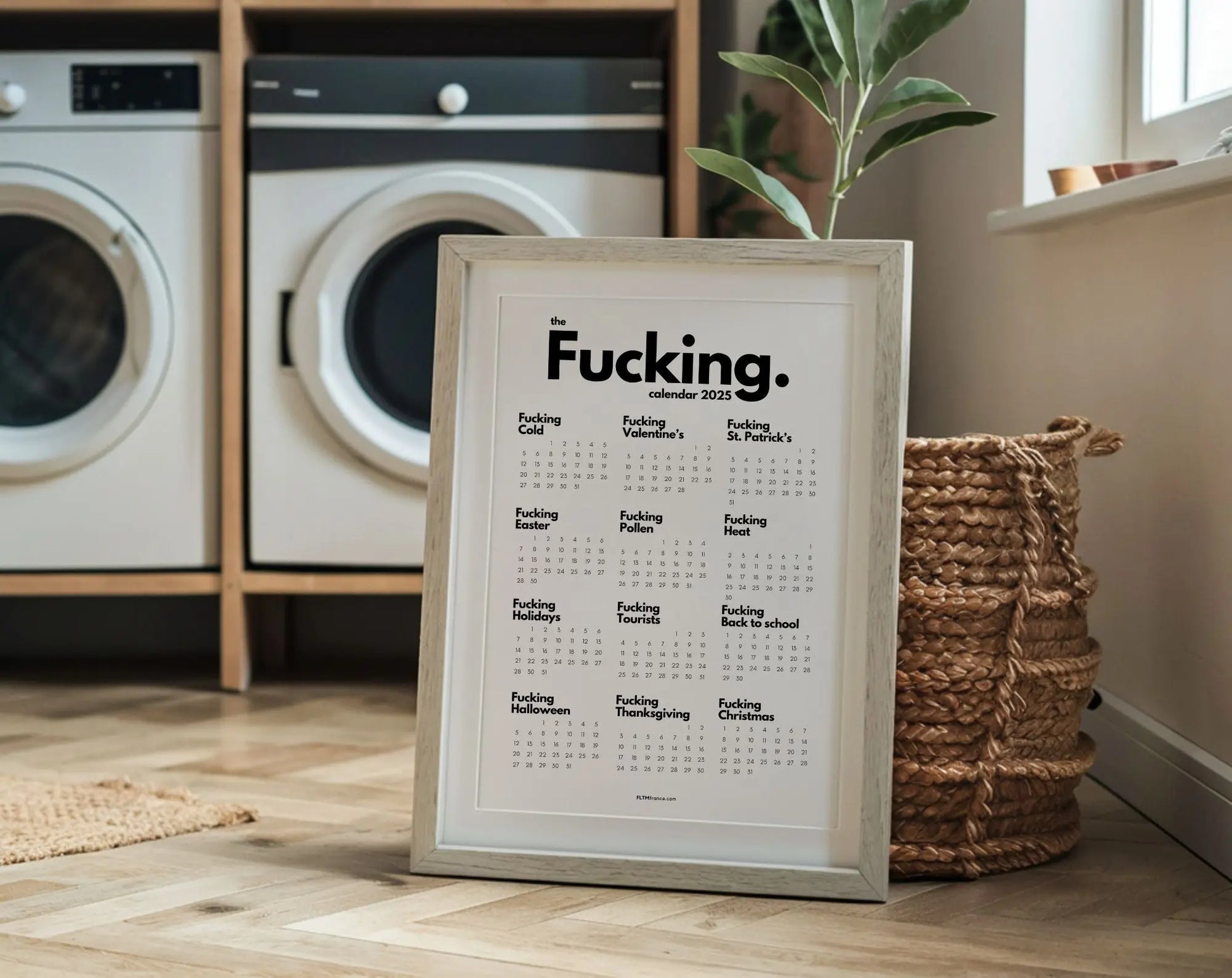 The fucking calendar 2025 - Calendrier Putain en anglais FLTMfrance