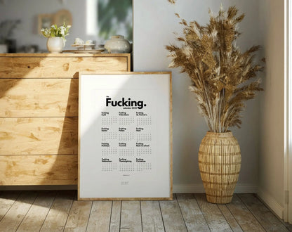 The fucking calendar 2025 - Calendrier Putain en anglais FLTMfrance