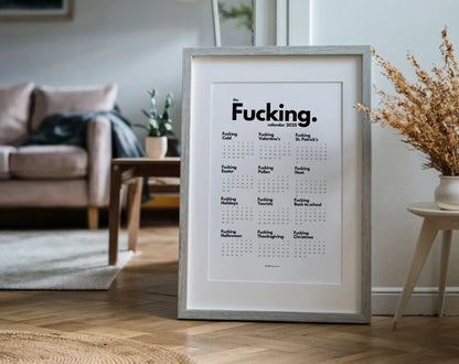 The fucking calendar 2025 - Calendrier Putain en anglais FLTMfrance