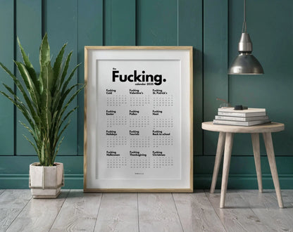 The fucking calendar 2025 - Calendrier Putain en anglais FLTMfrance