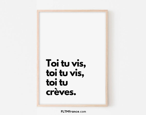 Toi tu vis toi tu vis toi tu crèves - Malcolm - Affiche de série