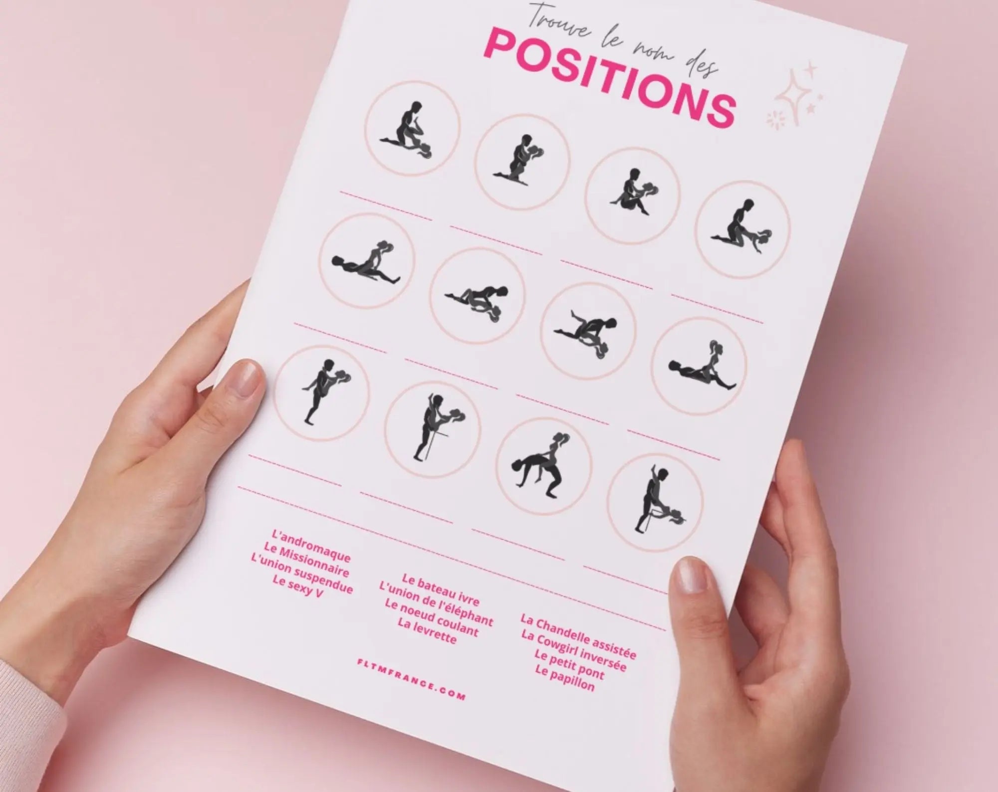 Trouve le nom des positions Kamasutra - Jeu EVJF / EVG - FLTM