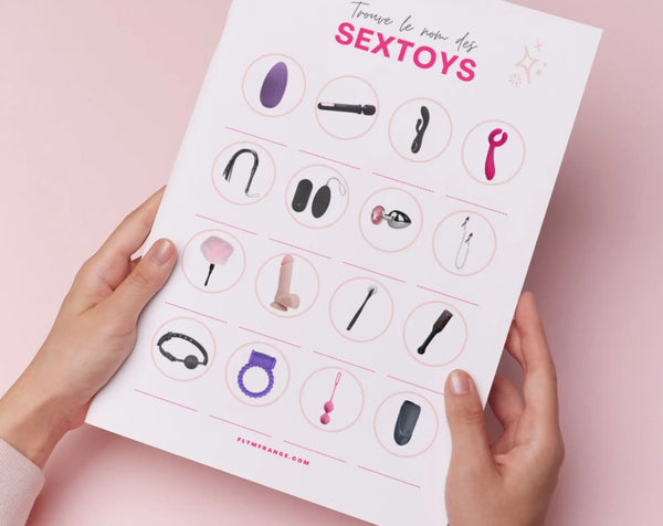 Trouve le nom des sextoys - Jeu EVJF / EVG
