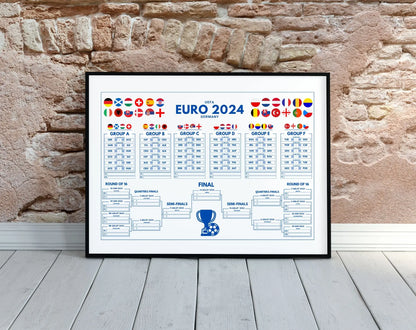 UEFA Euro 2024 Germany Football Poster FLTMfrance