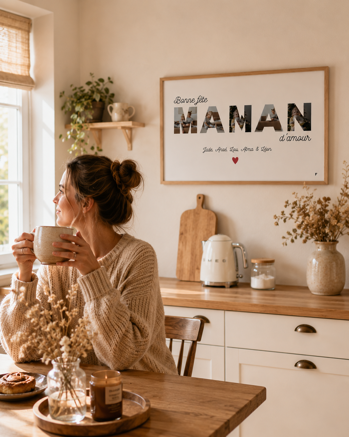 Bonne fête Maman - Affiche Personnalisée