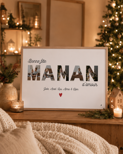 Bonne fête Maman - Affiche Personnalisée
