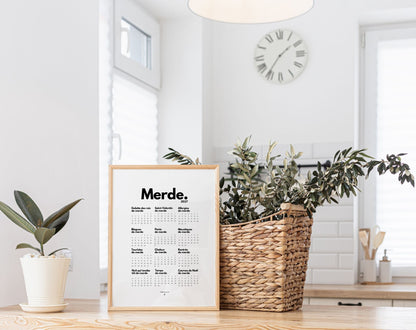 Calendrier de Merde 2027 officiel à imprimer – FLTM