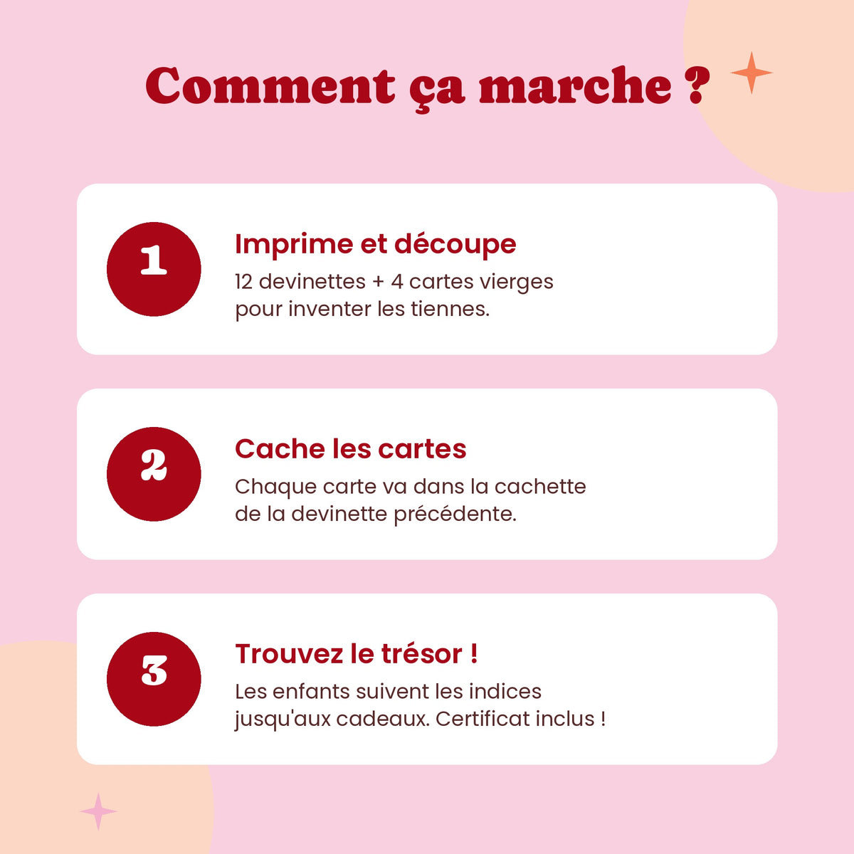 Comment organiser une chasse au trésor de Noël