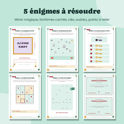 Les 5 énigmes de l'escape game anniversaire maison hantée