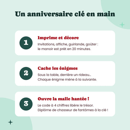 Comment organiser un anniversaire escape game maison hantée