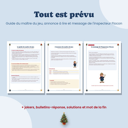 Guide du maître du jeu de l'escape game de Noël