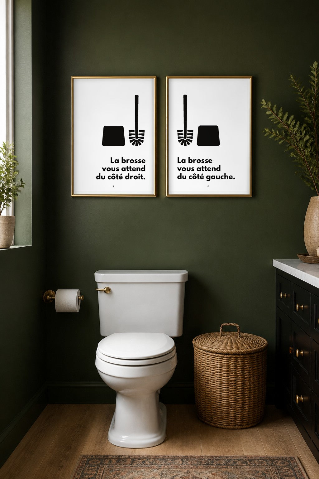Pack 10 affiches toilettes propres – Consignes WC avec humour