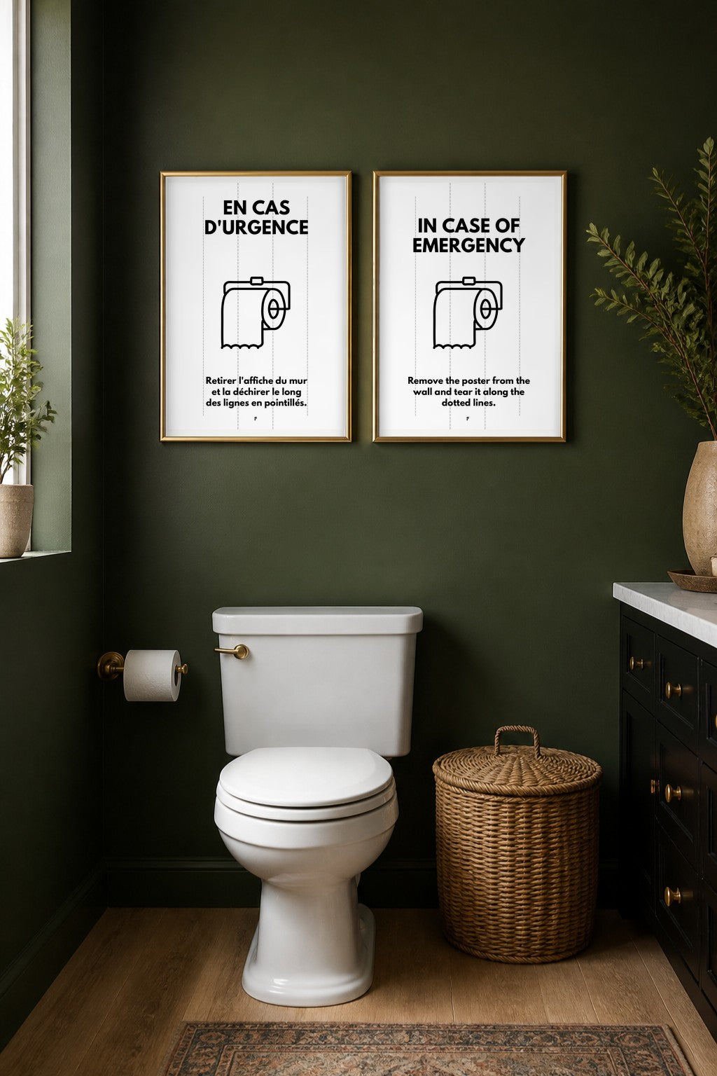 Pack 50 affiches toilettes humour à imprimer – Déco WC intégrale
