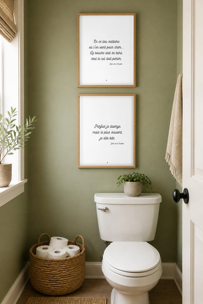 Pack 50 affiches toilettes humour à imprimer – Déco WC intégrale
