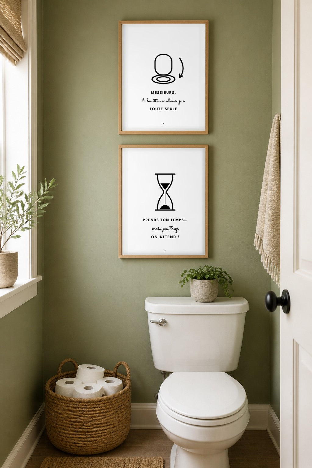 Pack 50 affiches toilettes humour à imprimer – Déco WC intégrale