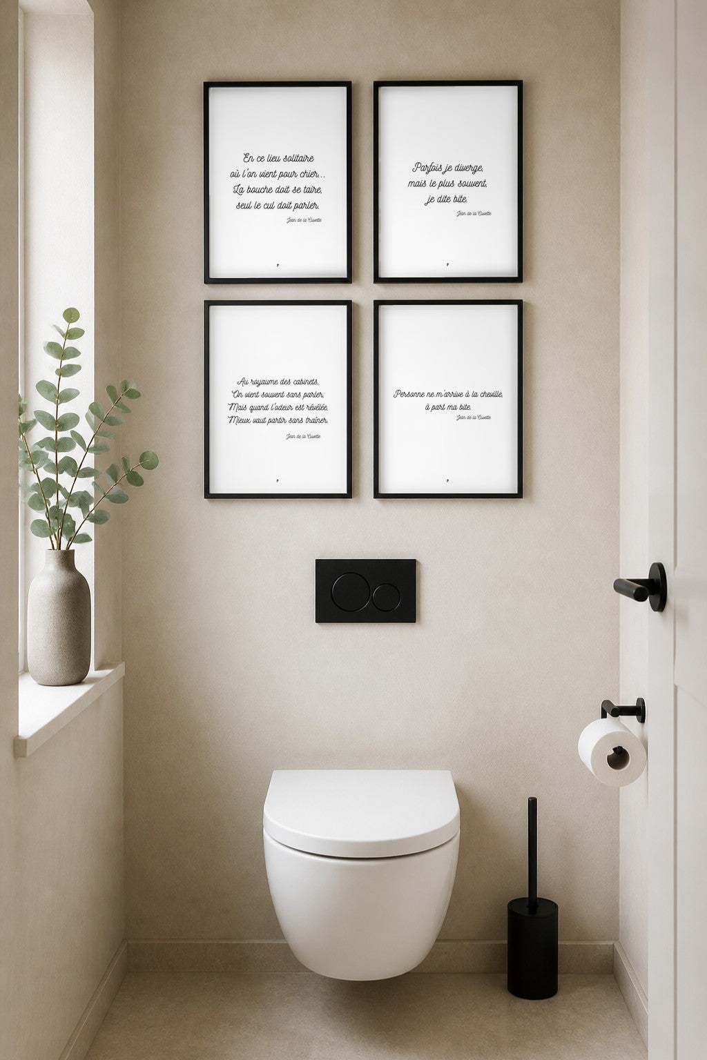 Pack 50 affiches toilettes humour à imprimer – Déco WC intégrale