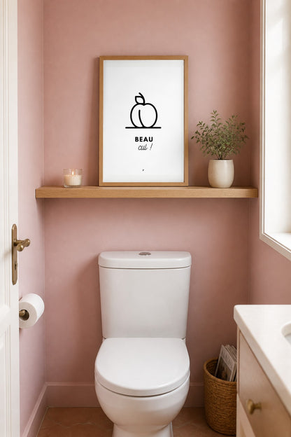 Pack 6 affiches humour WC – Best-of affiches toilettes drôles