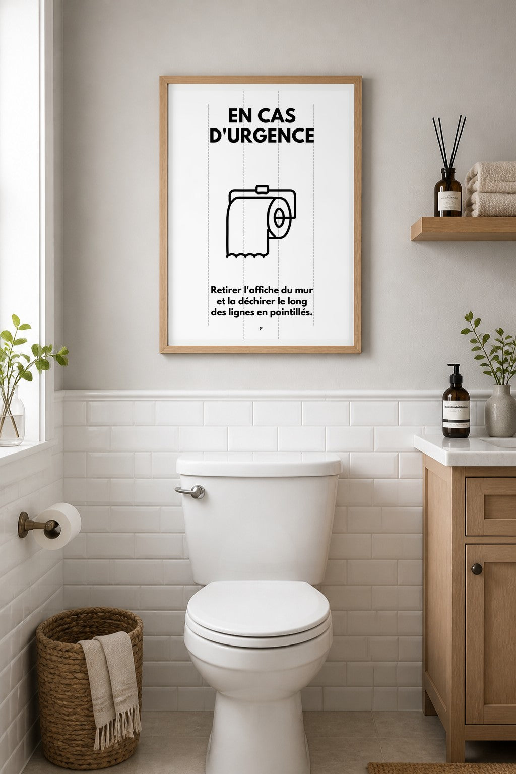 Pack 6 affiches humour WC – Best-of affiches toilettes drôles
