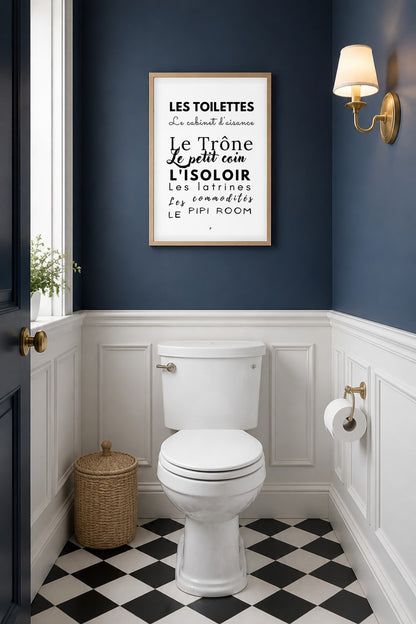 Pack 6 affiches humour WC – Best-of affiches toilettes drôles
