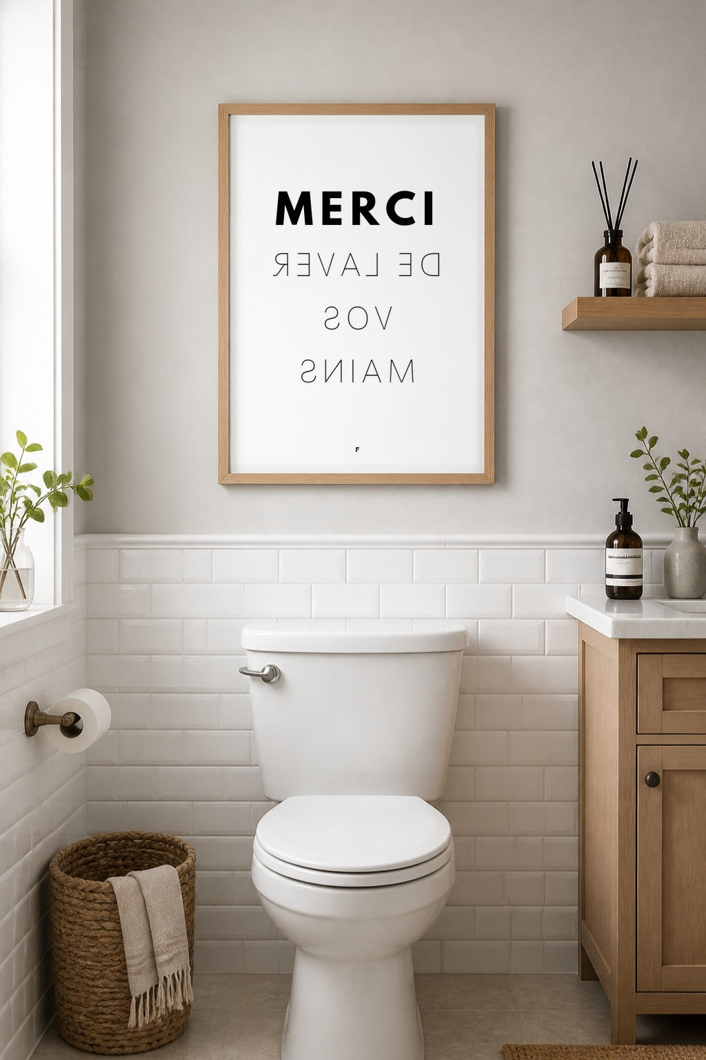 Pack 10 affiches toilettes propres – Consignes WC avec humour