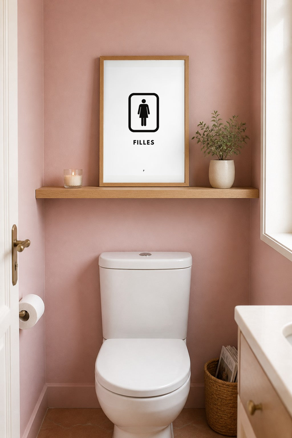 Pack signalétique toilettes – 9 affiches WC femmes hommes à imprimer