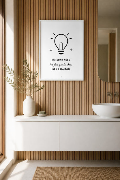 Pack 50 affiches toilettes humour à imprimer – Déco WC intégrale