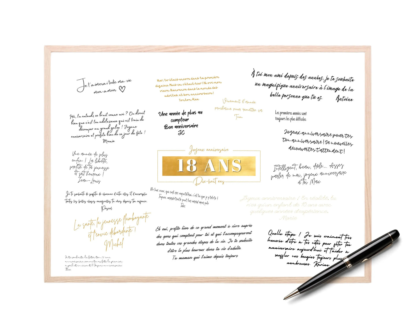 Livre d’or 18 ans à imprimer