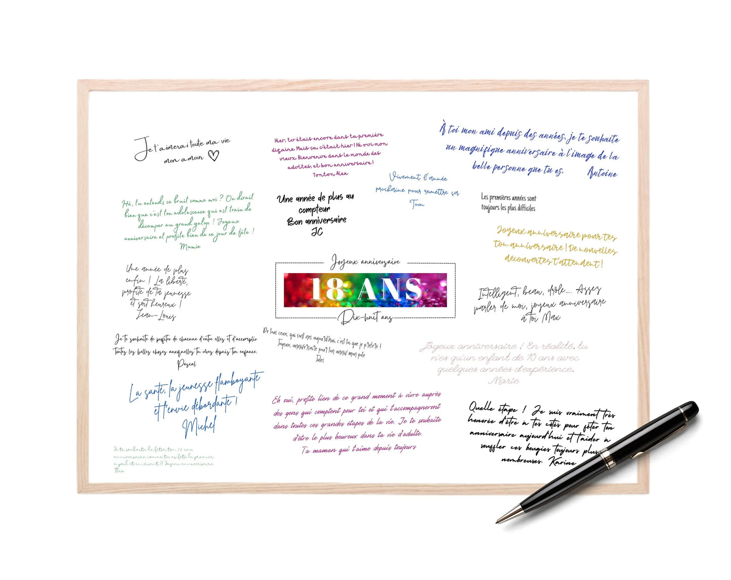 Livre d’or 18 ans à imprimer