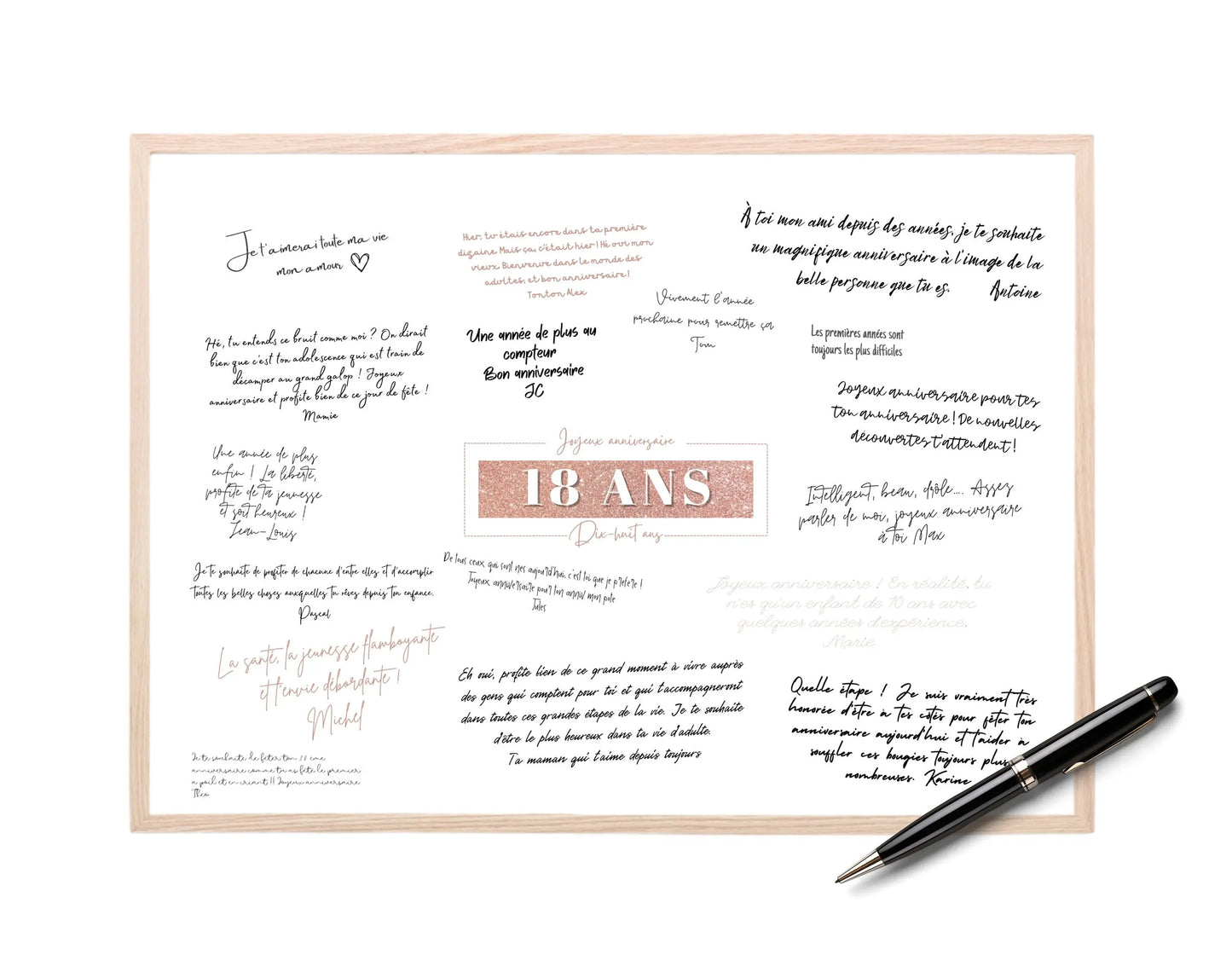Livre d’or 18 ans à imprimer