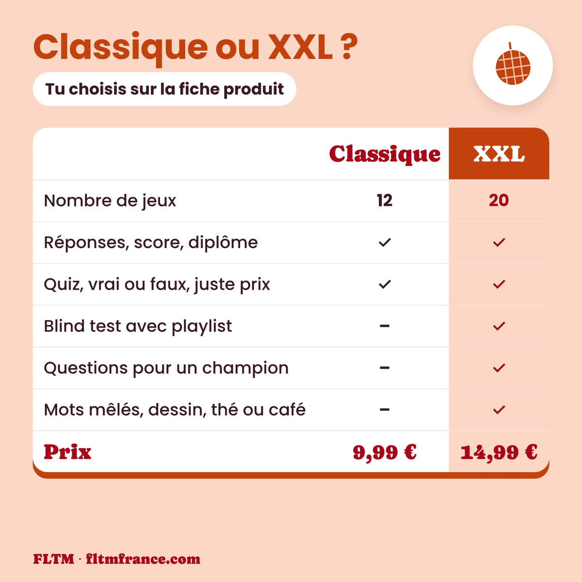 Jeu anniversaire thème années 70 à imprimer : édition Classique ou XXL