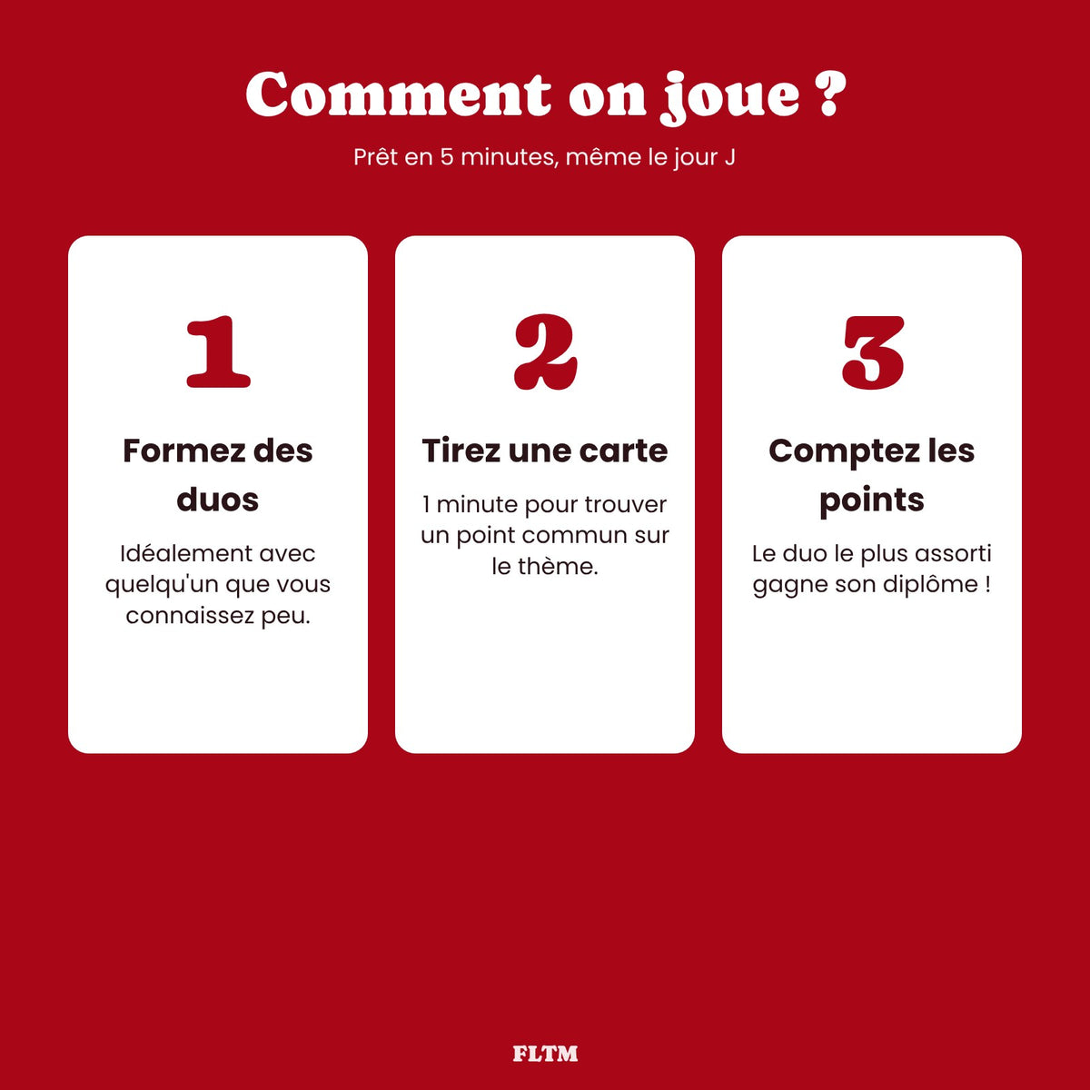 Jeu des points communs : comment on joue