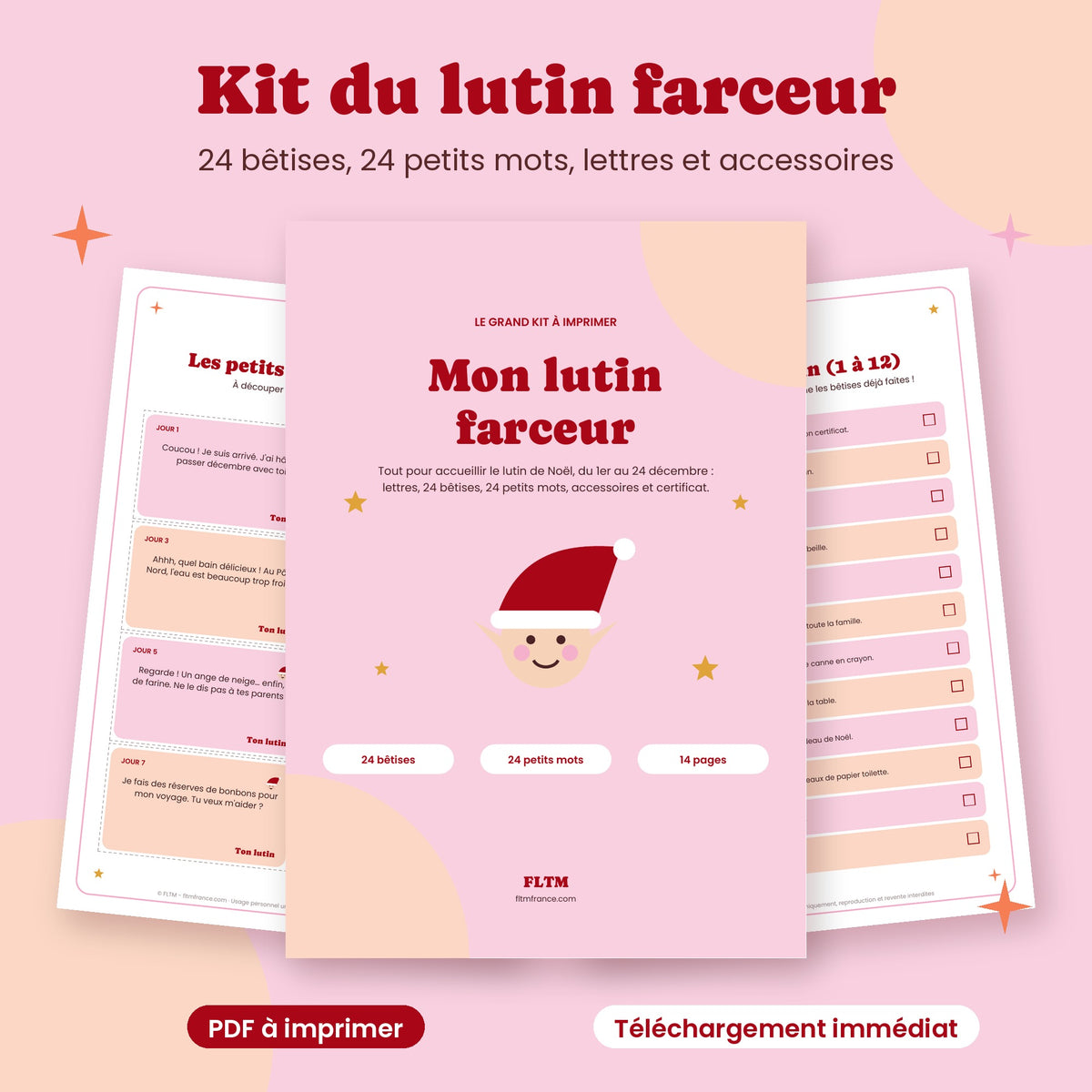 Kit du lutin farceur à imprimer FLTM