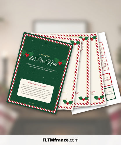 Kit du Père Noël à imprimer : lettre, réponse, diplôme et étiquettes