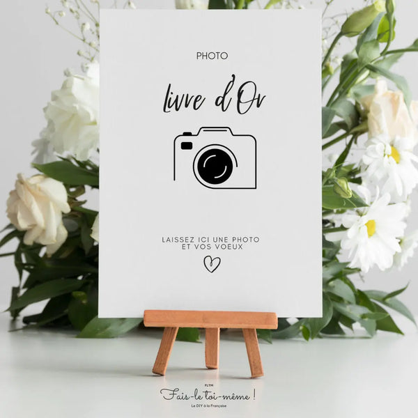 Affiche Livre d'or photo - Affiche décoration événement