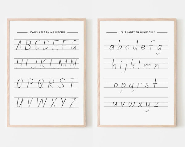 Affiches Alphabet - Poster éducatif Montessori