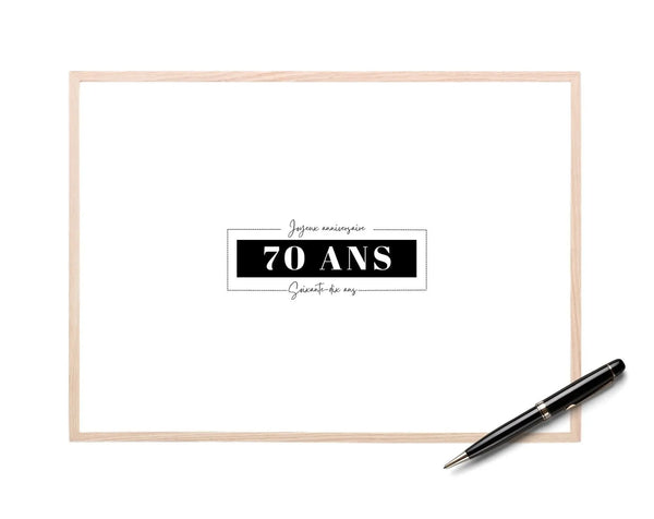 Livre d’or 70 ans à imprimer