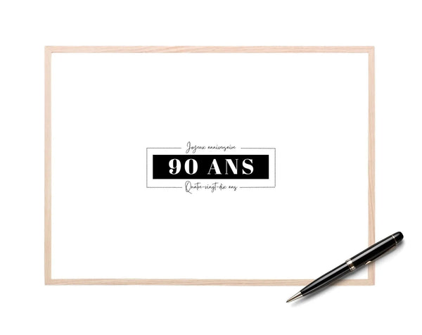 Livre d’or 90 ans à imprimer