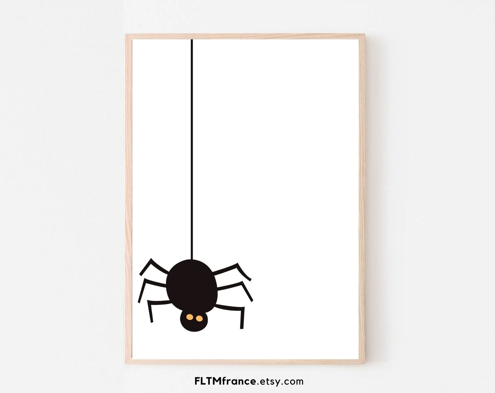Affiche araignée - Décoration Halloween FLTMfrance