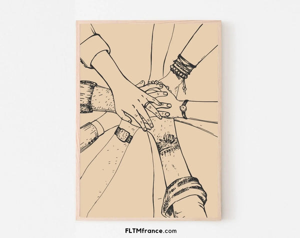 Encouragement - Affiche amitié