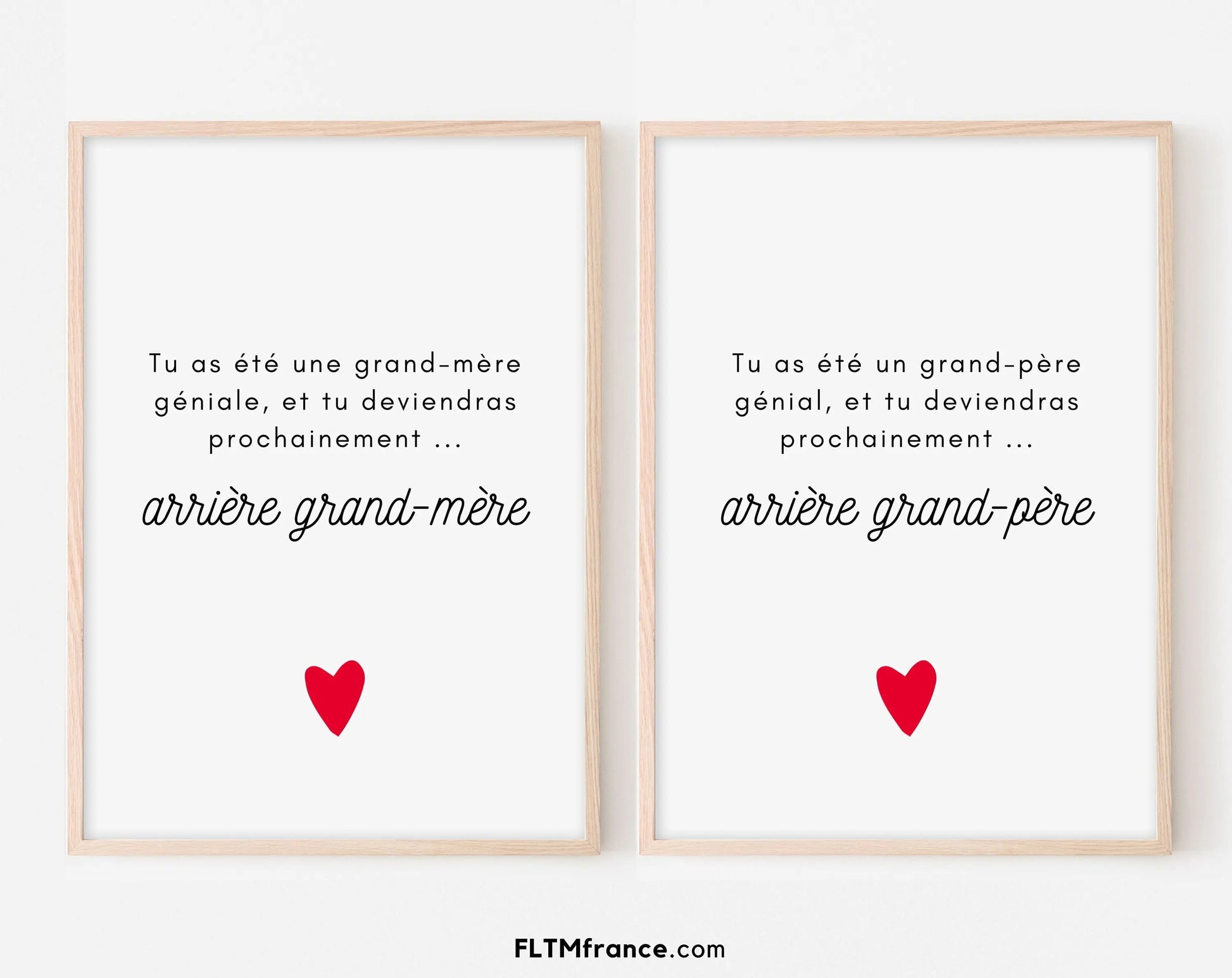 Annonce grossesse aux arrière-grands-parents - FLTMfrance