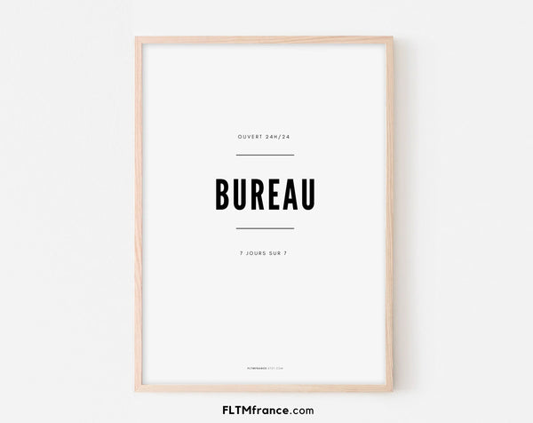 Affiche Bureau - Affiche pour la décoration du bureau