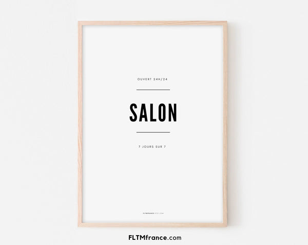 Affiche Salon - Affiche décoration salon
