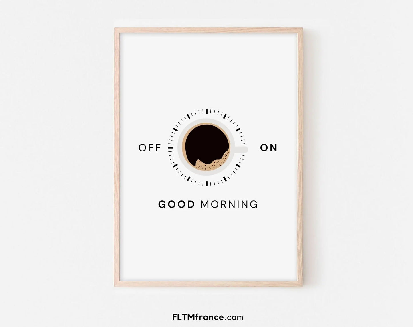 Affiche Good Morning Café On/Off - FLTMfrance